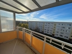 Ausblick Balkon - 2-Raum-Wohnung mit Tageslichtbad!